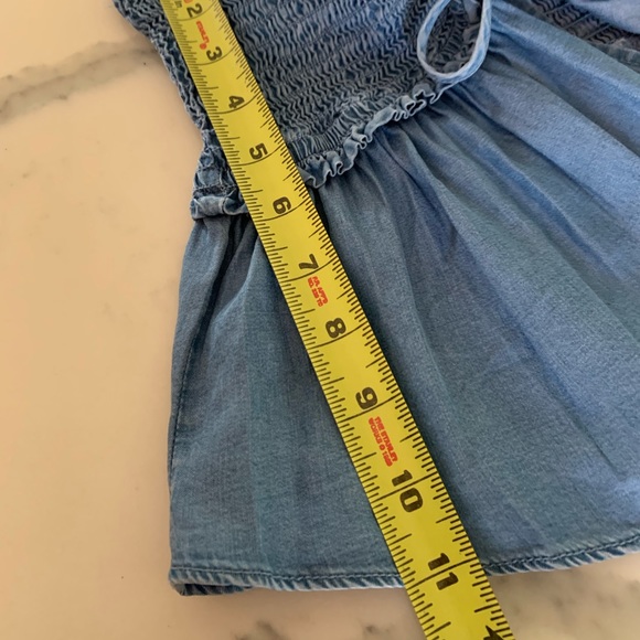 Iris Blue Denim Tank Top size S - Picture 12 of 12